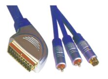 CR-638/1.5M Καλώδιο Scart σε 2 Rca + 1 S-vhs