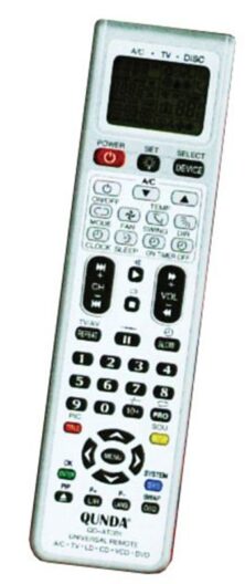 QD-ATD01 Universal Τηλεχειριστήριο με Οθόνη LCD και για 3 Συσκευές