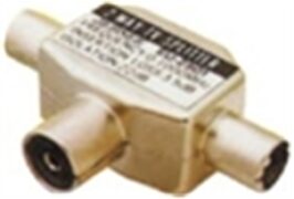 DK-400 Διακλαδωτής Πηνίου Μεταλλικός 1 Αρσενικό σε 2 Θηλυκά