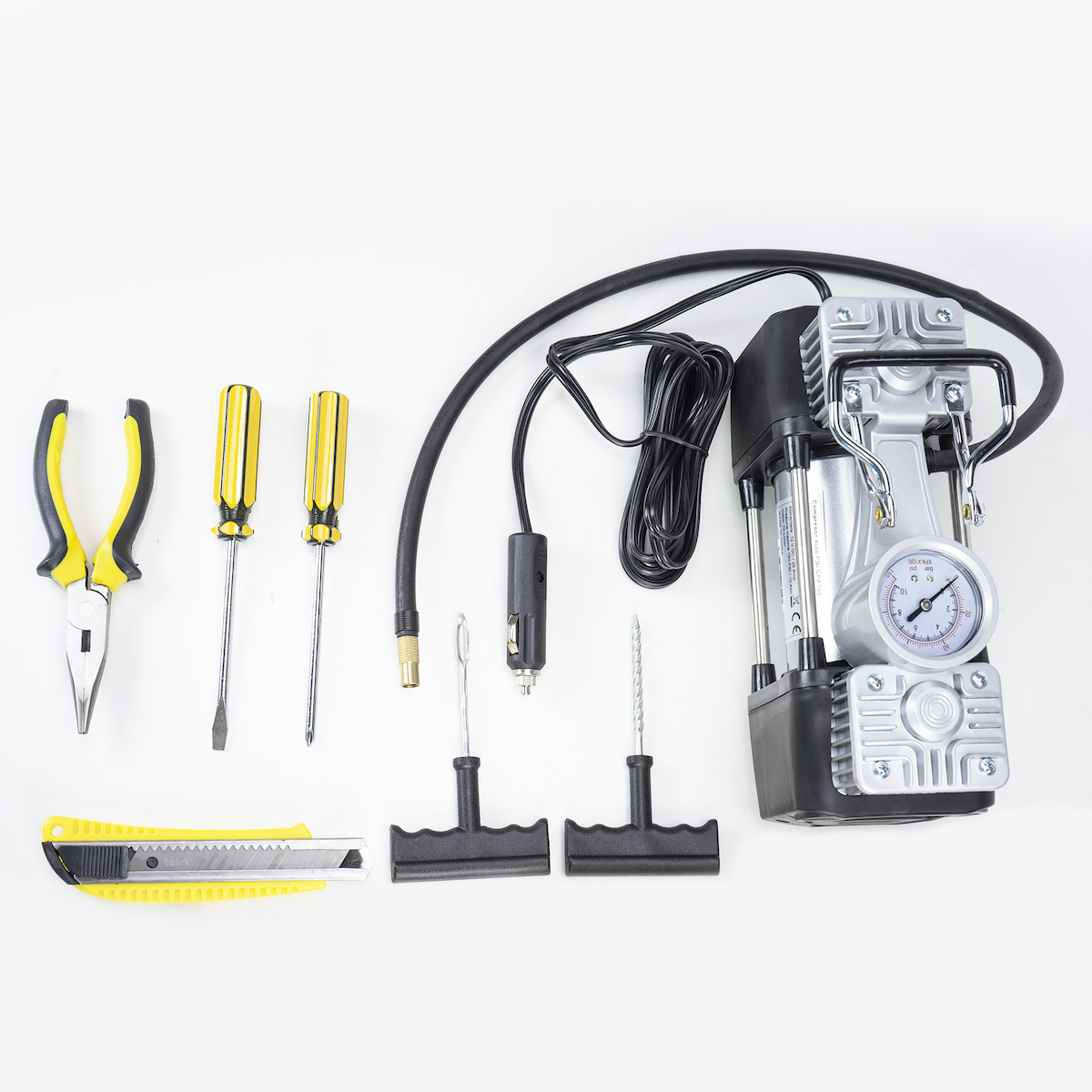 PNI CPA700 Τρόμπα Αυτοκινήτου 12V 25A με Κιτ Επισκευής Ελαστικών 5 PNI CPA700 Τρόμπα Αυτοκινήτου 12V 25A με Κιτ Επισκευής Ελαστικών - Image 4