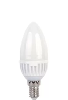 LED-45W4/C37 Κερί Λάμπα LED 4.5W E14 Θερμό Λευκό