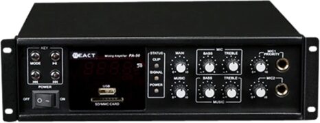 PA-50 Επαγγελματικός Ενισχυτής Ήχου 60W 100V με USB & Ραδιόφωνο