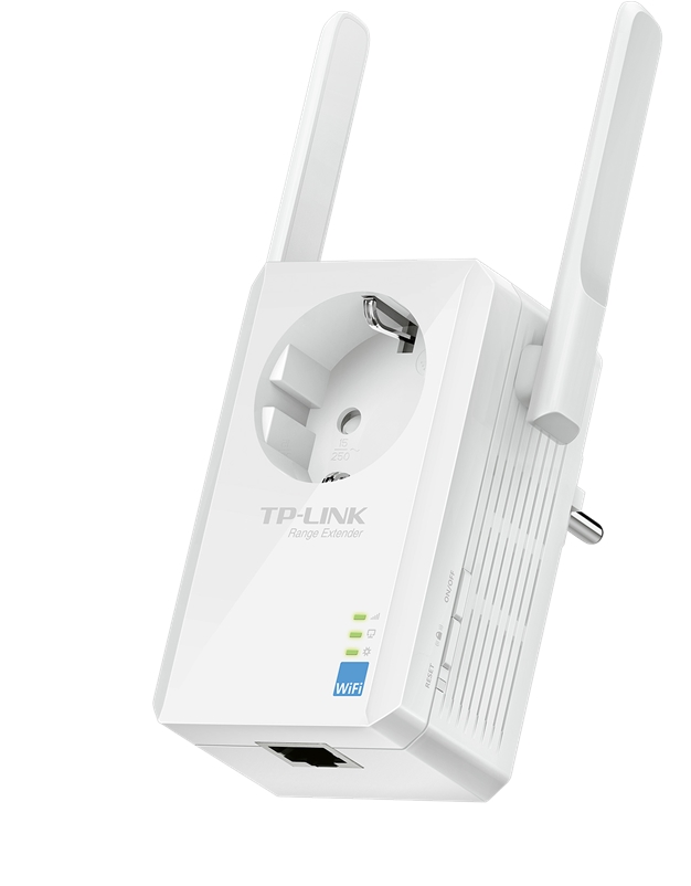 TP-LINK TL-WA860RE WiFi Extender 300Mbps με Ενσωματωμένο Φις