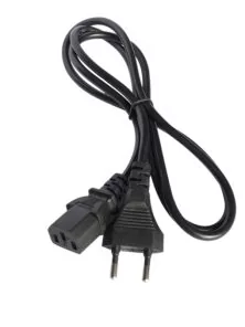 CR-545 Μαύρο Καλώδιο Τροφοδοσίας με Φις σε Ac PC