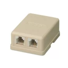 TA-1019A/K Τηλεφωνική Πρίζα Αυτοκόλλητη Κρεμ