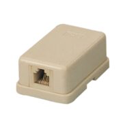 TA-1018K Τηλεφωνική Πρίζα Αυτοκόλλητη Κρεμ