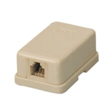 TA-1018K Τηλεφωνική Πρίζα Αυτοκόλλητη Κρεμ