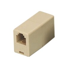 TA-1010K Μούφα Τηλεφώνου Θηλυκό σε Θηλυκό 6P4C Κρεμ