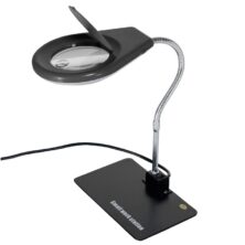 YH-628A Μεγεθυντικός Φακός X5/x10 με Ρυθμιζόμενο Φωτισμό 40 LED 8cm