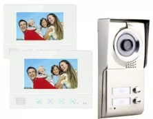 VDM-20 Σετ Θυροτηλεόρασης 2 Μόνιτορ & 1 Κάμερα 7 με Νυχτερινή Όραση