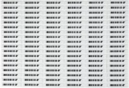 YF-036 Αντικλεπτικές Ετικέτες Λευκές 45x11mm 108 Τεμ.