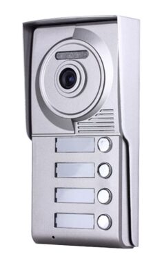 VDM-704 Αντιβανδαλιστική Εξωτερική Τετραπλή Κάμερα Μπουτονιέρα Θυροτηλεόρασης 1MP Νυχτερινής Όρασης