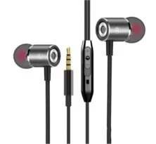 EM-017 Ακουστικά Ψείρες Βύσμα 3.5mm Συμβατό Android iOS