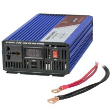 PS-1000 Αυτοκινήτου Μεταλλάκτης 12V-230V 1000W με Καθαρό Ημίτονο