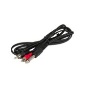 CR-147 Καλώδιο από Jack 6.3mm Mono σε 2 Rca 1