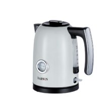 Darwin DRW-110 Κρεμ Μεταλιζέ Βραστήρας 1.7lt 2200W με Δείκτη Θερμοκρασίας