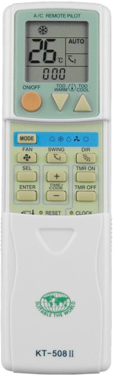 KT-508II Πολυτηλεχειριστήριο Κλιματιστικών με Οθόνη LCD