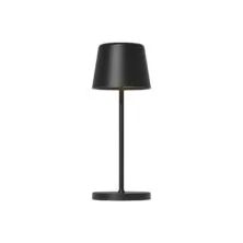 F1002S-200A-CC/BKM Επιτραπέζιο Φωτιστικό LED, Micro 20.8cm, Αλουμινίου, Επαναφορτιζόμενο, 2.2W, Μαύρο Ματ, Alice, Prego