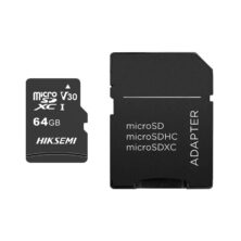 HS-TF-C1/64G Κάρτα Μνήμης Microsd 64GB V30 με Αντάπτορα