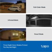 TAPO C510W WiFi Κάμερα Ασφαλείας Εξωτερικού Χώρου 3MP Περιστρεφόμενη με Συναγερμό 3