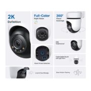 TAPO C510W WiFi Κάμερα Ασφαλείας Εξωτερικού Χώρου 3MP Περιστρεφόμενη με Συναγερμό 4