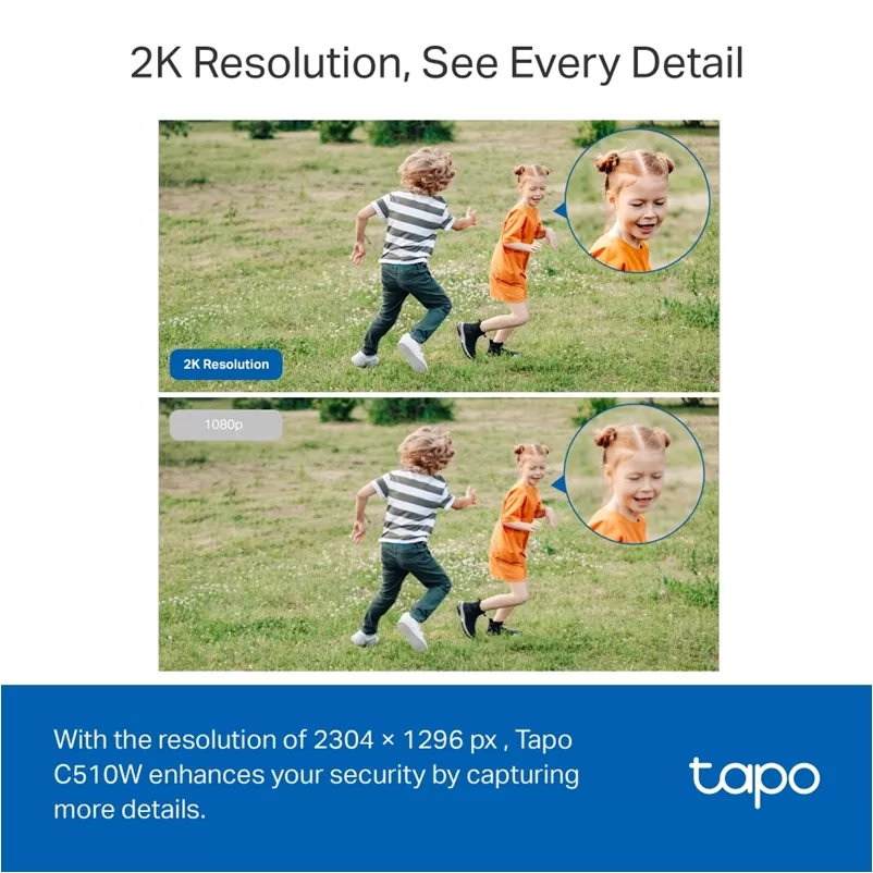 TAPO C510W WiFi Κάμερα Ασφαλείας Εξωτερικού Χώρου 3MP Περιστρεφόμενη με Συναγερμό 7 TAPO C510W WiFi Κάμερα Ασφαλείας Εξωτερικού Χώρου 3MP Περιστρεφόμενη με Συναγερμό - Image 5
