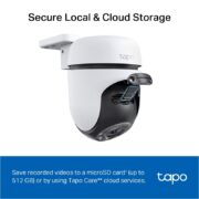 TAPO C510W WiFi Κάμερα Ασφαλείας Εξωτερικού Χώρου 3MP Περιστρεφόμενη με Συναγερμό 9