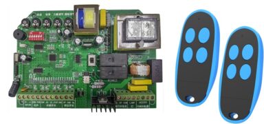 YET-868+2114 Δέκτης Μονάδα Ελέγχου για Συρόμενες Γκαραζόπορτες με Ρυθμίσεις Κινητήρα και Ακροδέκτες Φωτοκύτταρου
