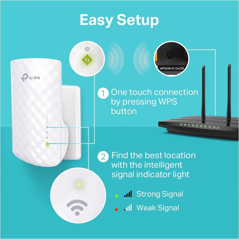 TP-LINK RE220 Dual Band WiFi Extender 733Mbps με Εσωτερικές Κεραίες και Θύρα Ethernet 9 TP-LINK RE220 Dual Band WiFi Extender 733Mbps με Εσωτερικές Κεραίες και Θύρα Ethernet - Image 7