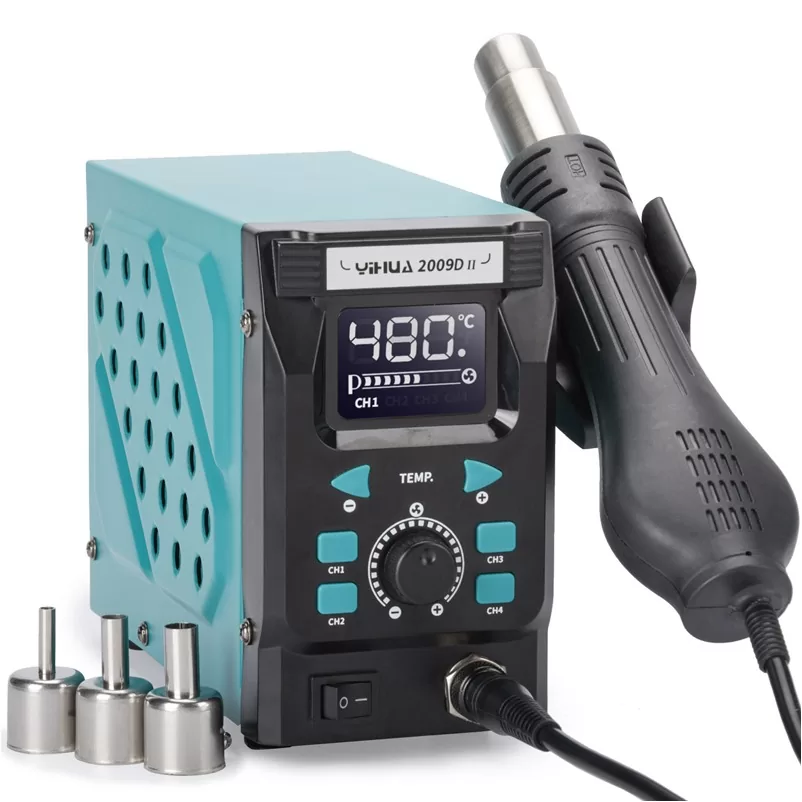 YH-2009D-II Αντιστατικός Σταθμός Θερμού Αέρα 100-480C με Ψηφιακή Ένδειξη 5 YH-2009D-II Αντιστατικός Σταθμός Θερμού Αέρα 100-480C με Ψηφιακή Ένδειξη - Image 3