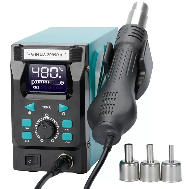 YH-2009D-II Αντιστατικός Σταθμός Θερμού Αέρα 100-480C με Ψηφιακή Ένδειξη 3 YH-2009D-II Αντιστατικός Σταθμός Θερμού Αέρα 100-480C με Ψηφιακή Ένδειξη