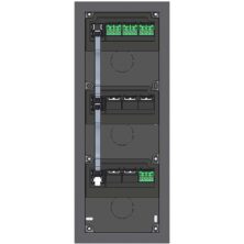 GA3-F Χωνευτή Βάση Θυροτηλεόρασης για 3 Μονάδες