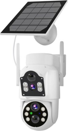 XM-3550 Κάμερα Wi-Fi Ηλιακή Διπλή 2MP Εξωτερικού Χώρου