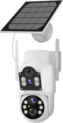 XM-3550 Κάμερα Wi-Fi Ηλιακή Διπλή 2MP Εξωτερικού Χώρου