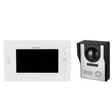 VDP-511W Σετ Θυροτηλεόρασης 7" 4 Καλωδίων με 6 Ir LED