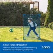 TAPO C410KIT WiFi Κάμερα Ασφαλείας Εξωτερικού Χώρου 3MP Αυτόνομη με Φωτοβολταϊκό Πάνελ και Συναγερμό 3