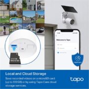 TAPO C410KIT WiFi Κάμερα Ασφαλείας Εξωτερικού Χώρου 3MP Αυτόνομη με Φωτοβολταϊκό Πάνελ και Συναγερμό 10
