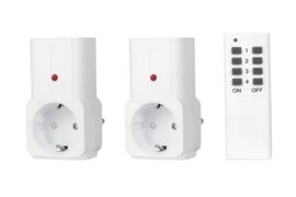 RSL366T+2RSL366R Τηλεχειριζόμενη Πρίζα Σετ 2 Πριζών ON/OFF 2800W 1