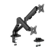 LDT97-C024E Βάση Μόνιτορ Γραφείου για 2 Οθόνες Αμορτισέρ Αερίου