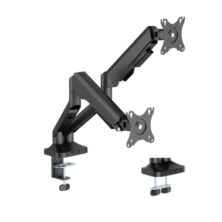 LDT97-C024E Βάση Μόνιτορ Γραφείου για 2 Οθόνες Αμορτισέρ Αερίου