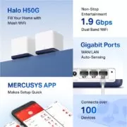 HALO H50G/2PACK Dual Band Mesh WiFi Σύστημα 1900Mbps για Ολόκληρο Σπίτι 15 HALO H50G/2PACK Dual Band Mesh WiFi Σύστημα 1900Mbps για Ολόκληρο Σπίτι 5