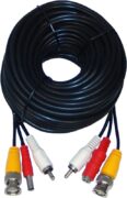 VCA-20 Καλώδιο CCTV 20m με Bnc, Rca & Dc 1