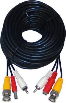 VCA-10 Καλώδιο CCTV 10m με Bnc, Rca & Dc