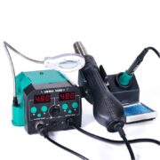 YH-938BD-II Αντιστατικός Σταθμός Κόλλησης και Θερμού Αέρα με Μεγενθυντικό Φακό LED 1