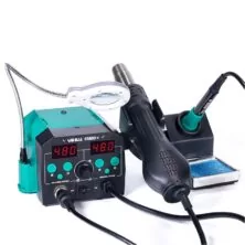 YH-938BD-II Αντιστατικός Σταθμός Κόλλησης και Θερμού Αέρα με Μεγενθυντικό Φακό LED