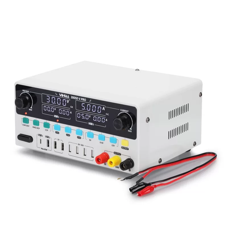 YH-3005D-VPRO Τροφοδοτικό Πάγκου 35V 5A με 3 Ρυθμιζόμενες USB 3 YH-3005D-VPRO Τροφοδοτικό Πάγκου 35V 5A με 3 Ρυθμιζόμενες USB