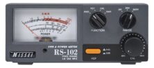 Nissei RS-102 SWR & PWR Meter 1.8-200 MHz 200W