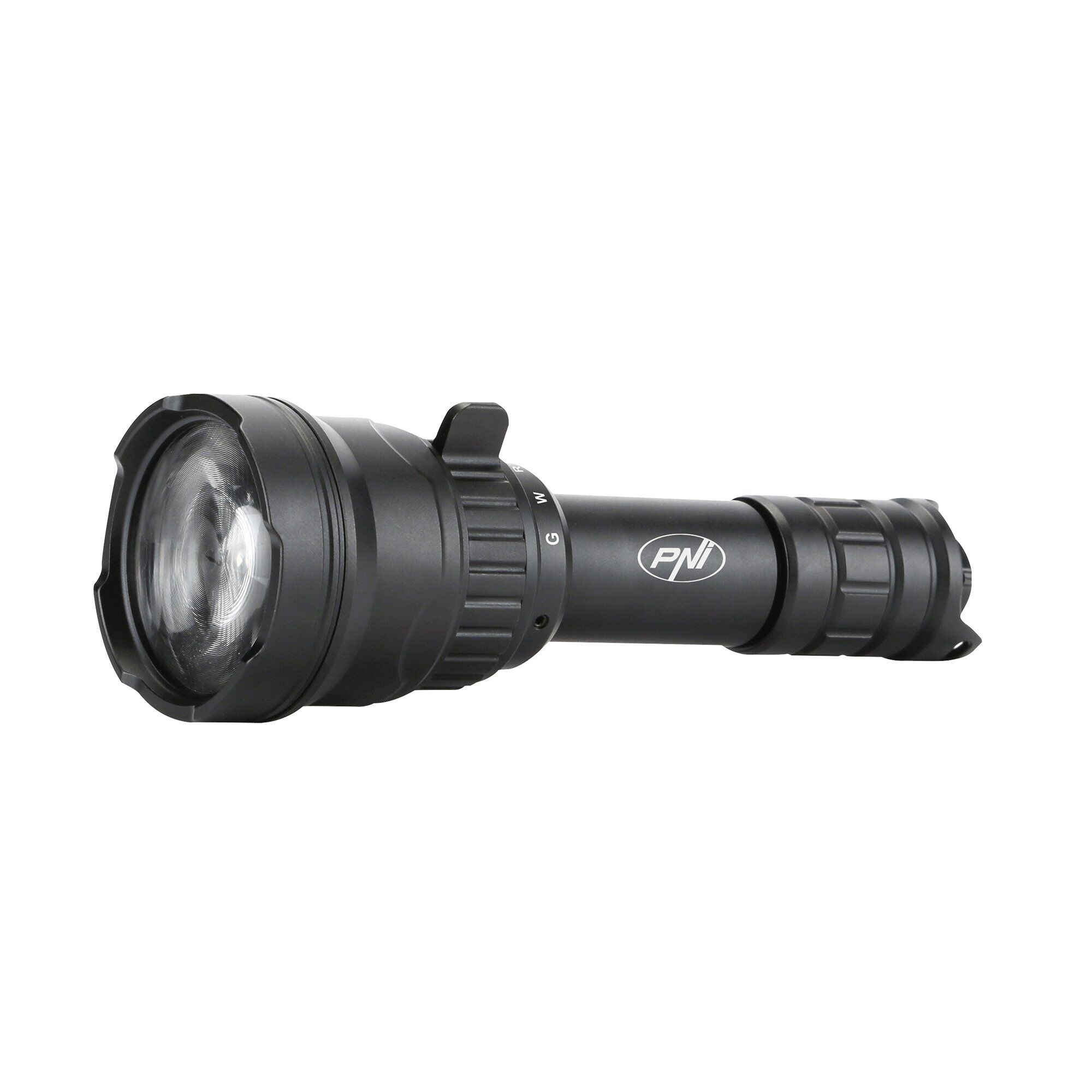 PNI Adventure F300 Φακός LED 10W Επαναφορτιζόμενος με 3 Χρώματα & Zoom