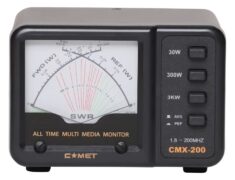 Comet CMX-200 SWR & PWR Meter 1.6-200 MHz 1