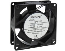 ΑΝΕΜΙΣΤΗΡΑΣ 92X92X25 230VAC ΚΟΥΖΙΝΕΤΟ ΚΑΛΩΔΙΟΥ 9225-230SH NAL